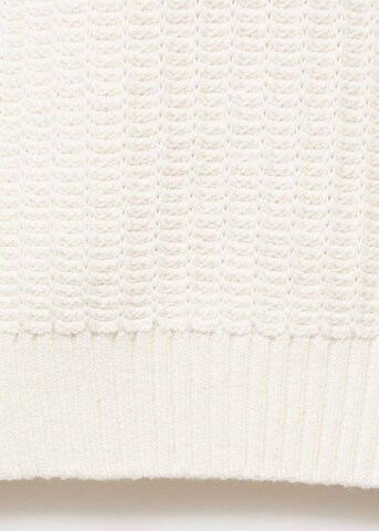 MANGO MAN Pullover 'Rioja' in Weiß