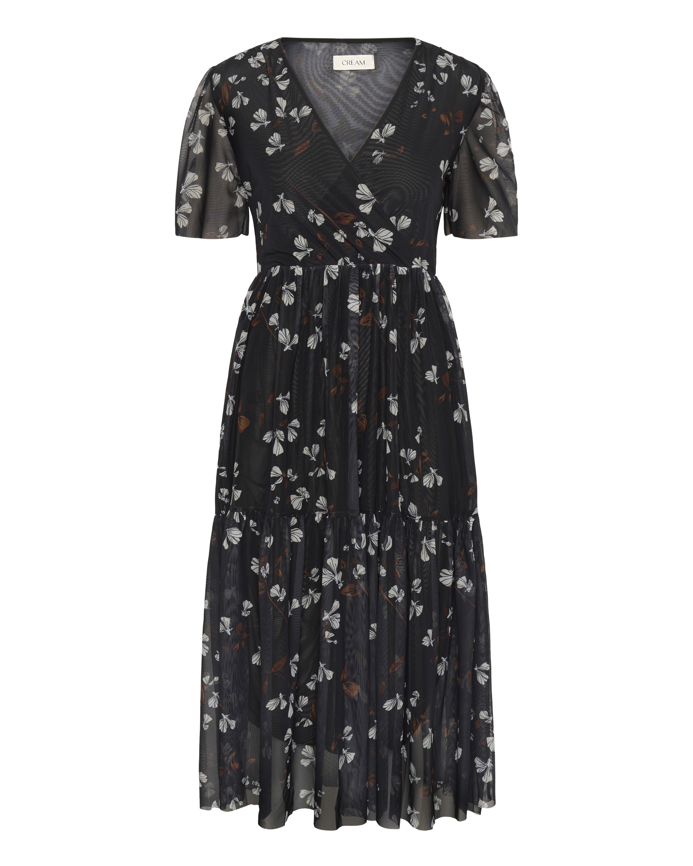 Cream Summer dress 'Pomia' in Black: front