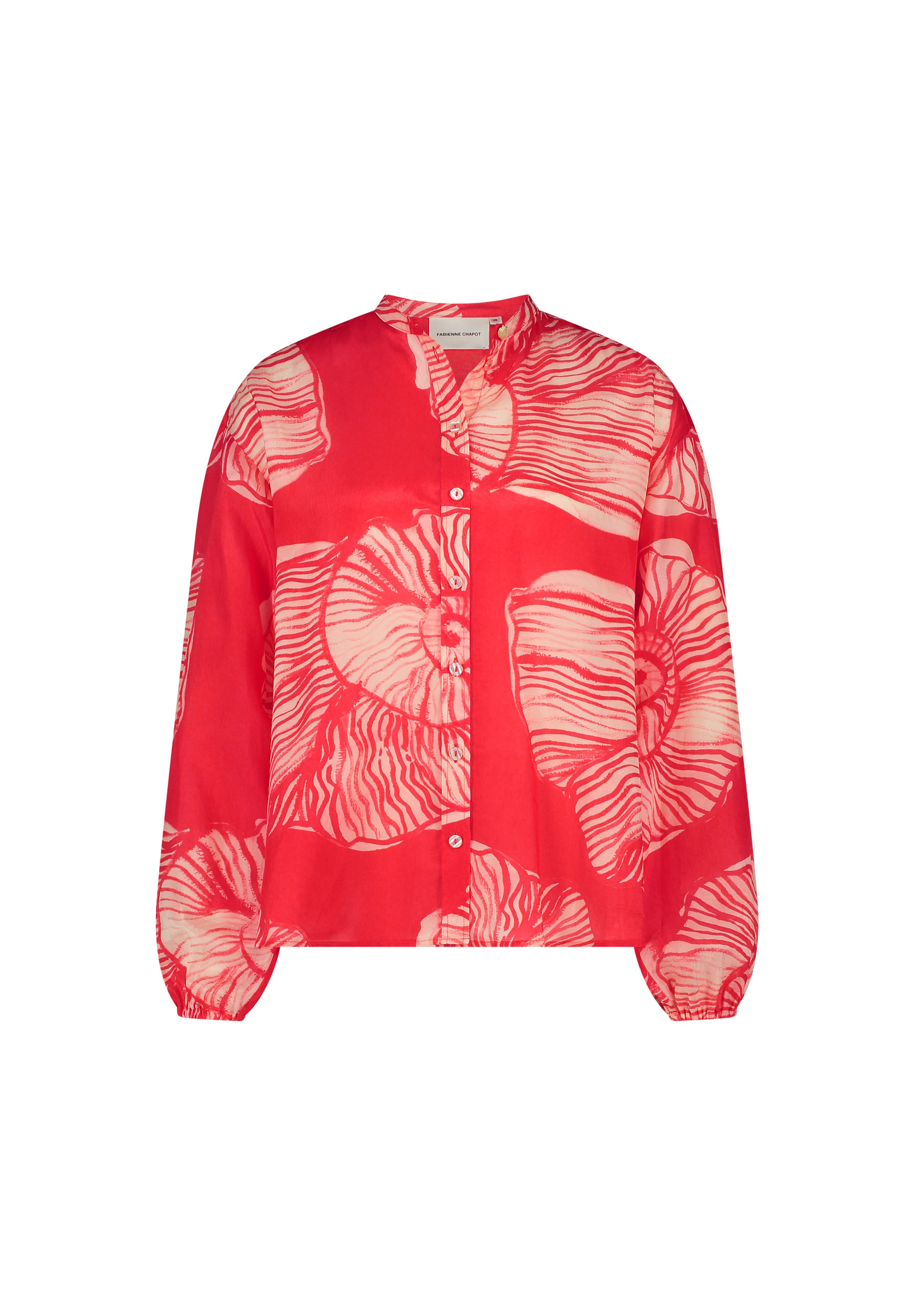 Fabienne Chapot Blouse in Rood: voorkant