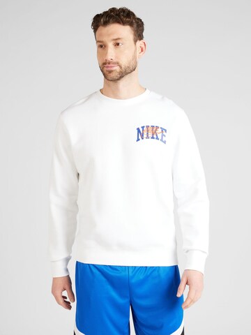 Nike Sportswear Sweatshirt 'CLUB BB ARCH GX' in Wit: voorkant