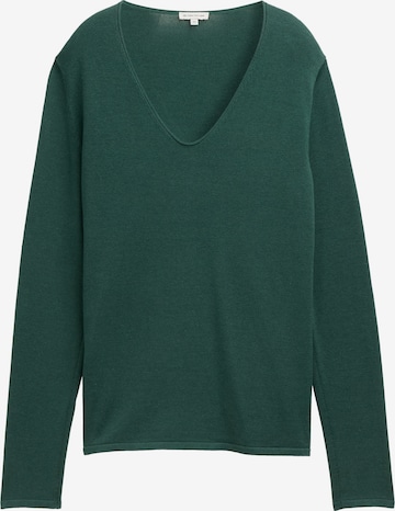 TOM TAILOR Sweater in Green: front