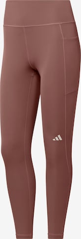 ADIDAS PERFORMANCE Workout Pants 'Own The Run' in Pink: front