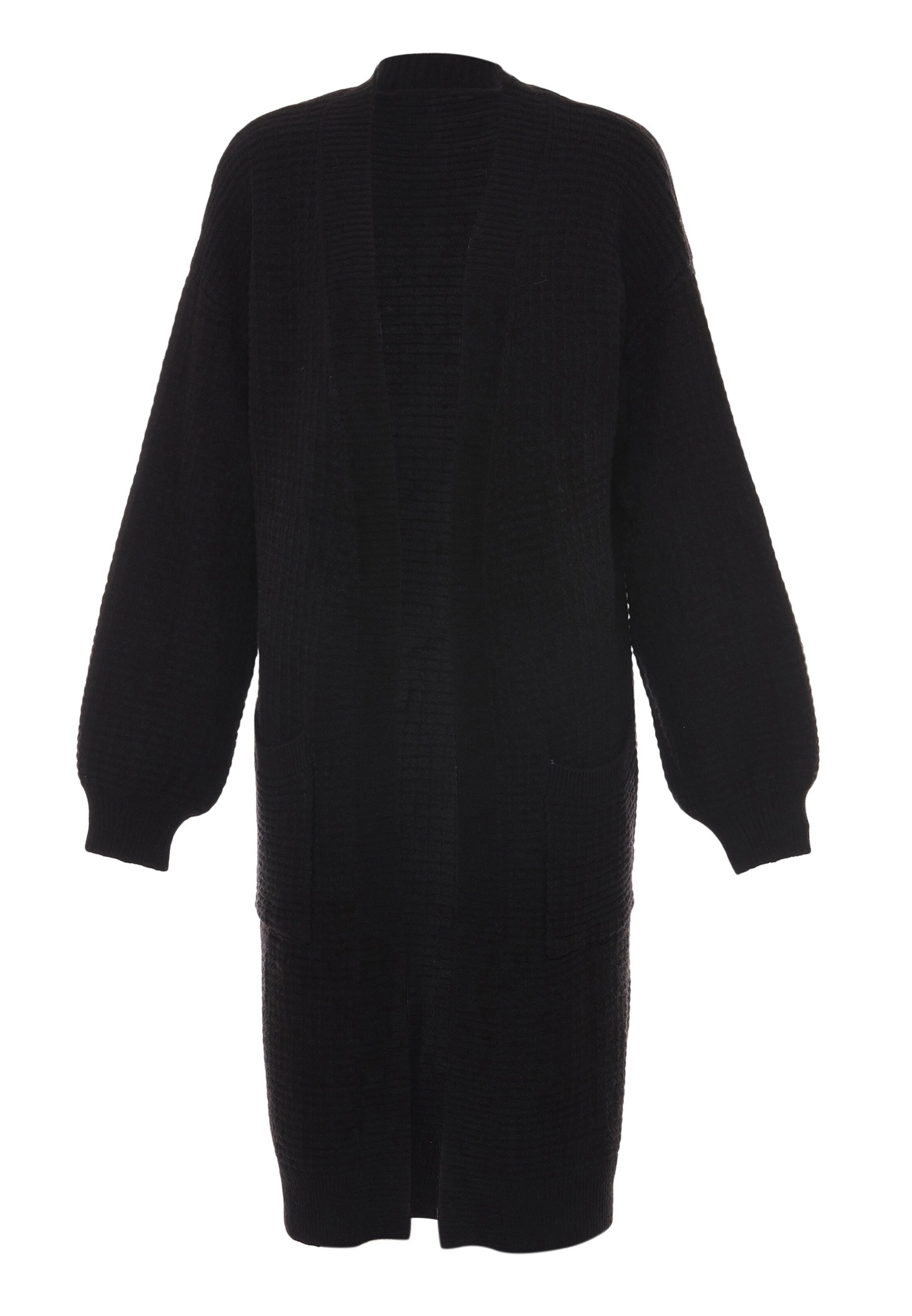 Tanuna - Casaco de malha em preto: frente