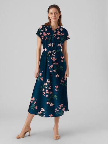 VERO MODA Shirt Dress 'VMNEWHALLIE' in Blue
