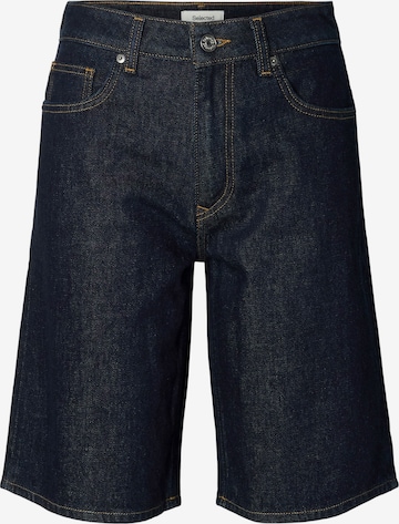 SELECTED Regular Farkut 'SLFEvelyn Kori' värissä sininen: etupuoli