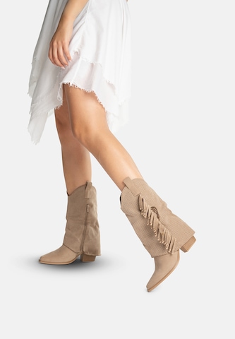 Bottes de cowboy Salinyang en vert