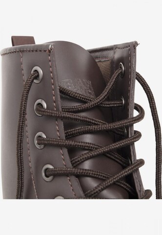 Urban Classics Lace-Up Boots in Brown