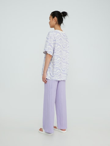 Wide Leg Pantalon 'Philine' EDITED en violet