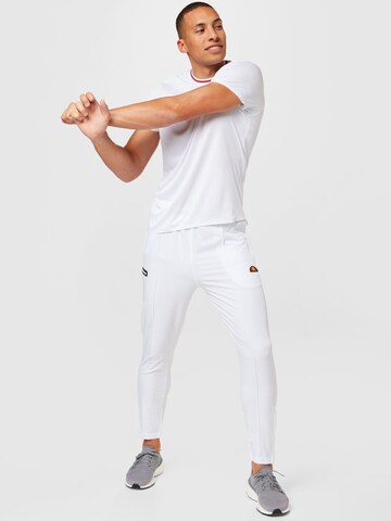 ELLESSE Regular Workout Pants 'Franky' in White