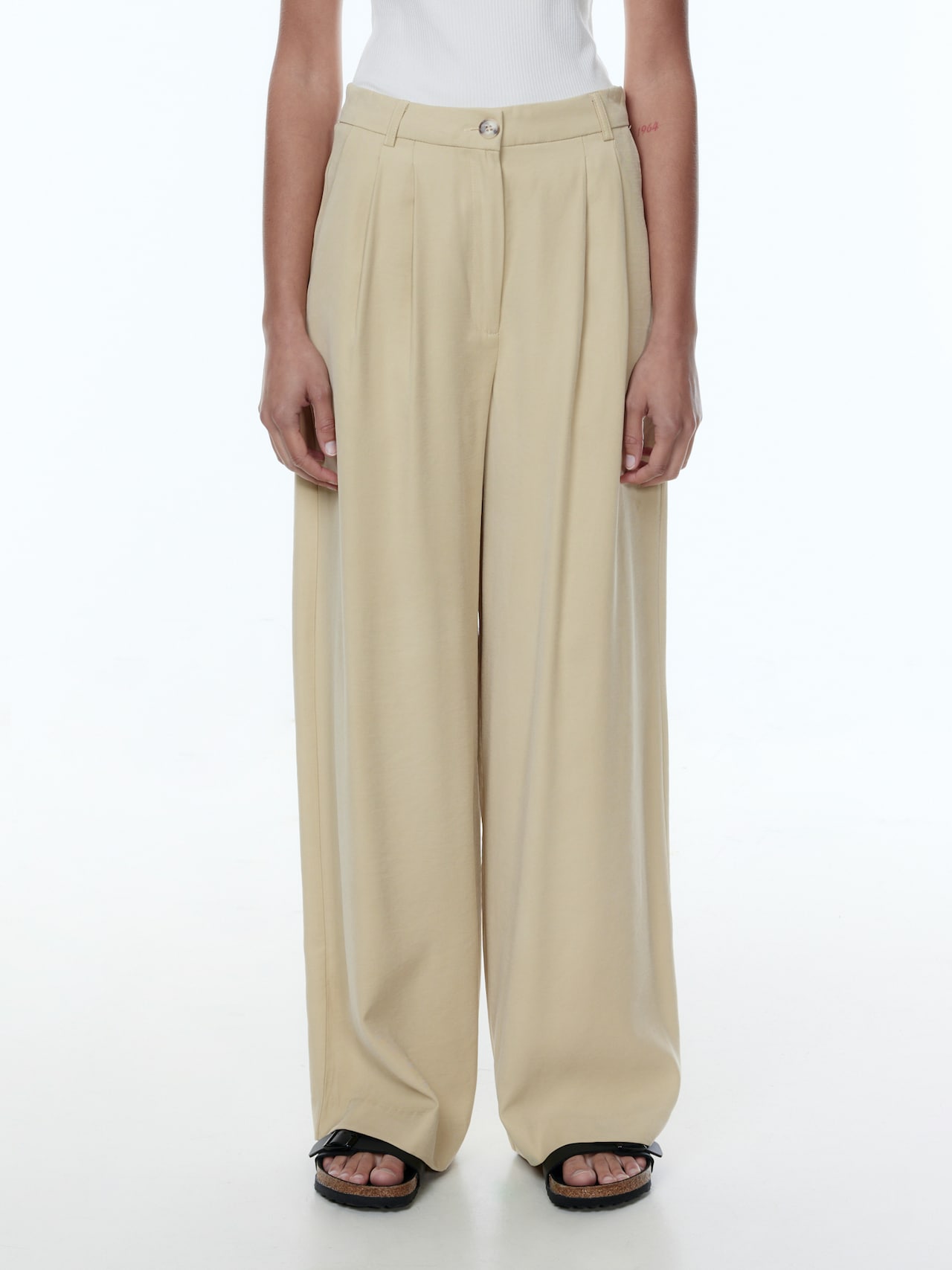EDITED Broek 'Jocelyne' Beige