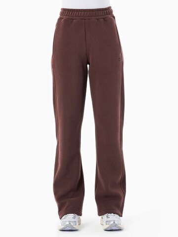 Organication Regular Pants in Brown: front