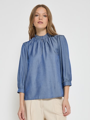 minus Blouse 'Kelsy' in Blue: front