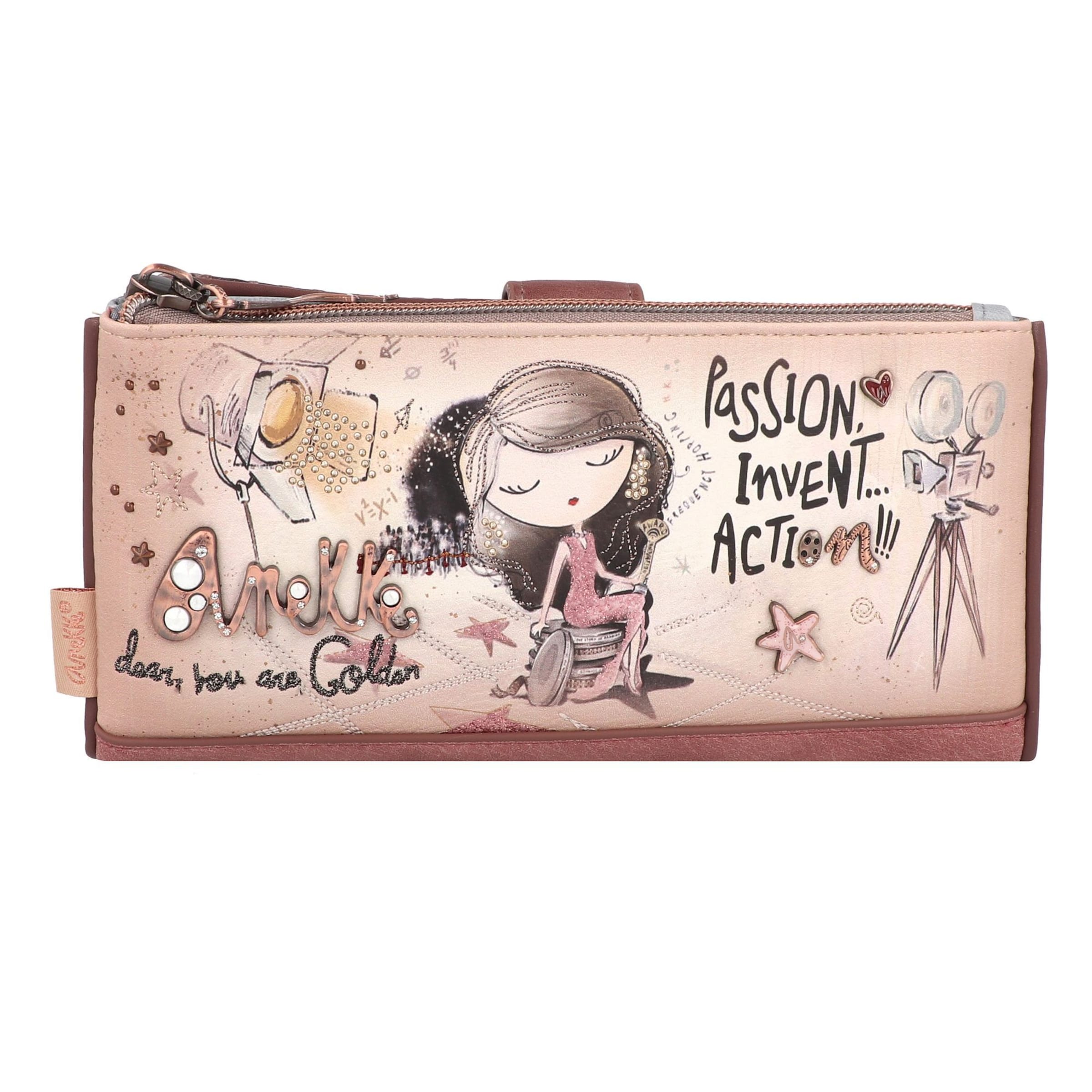 Anekke Wallet 'Hollywood' in Beige: front