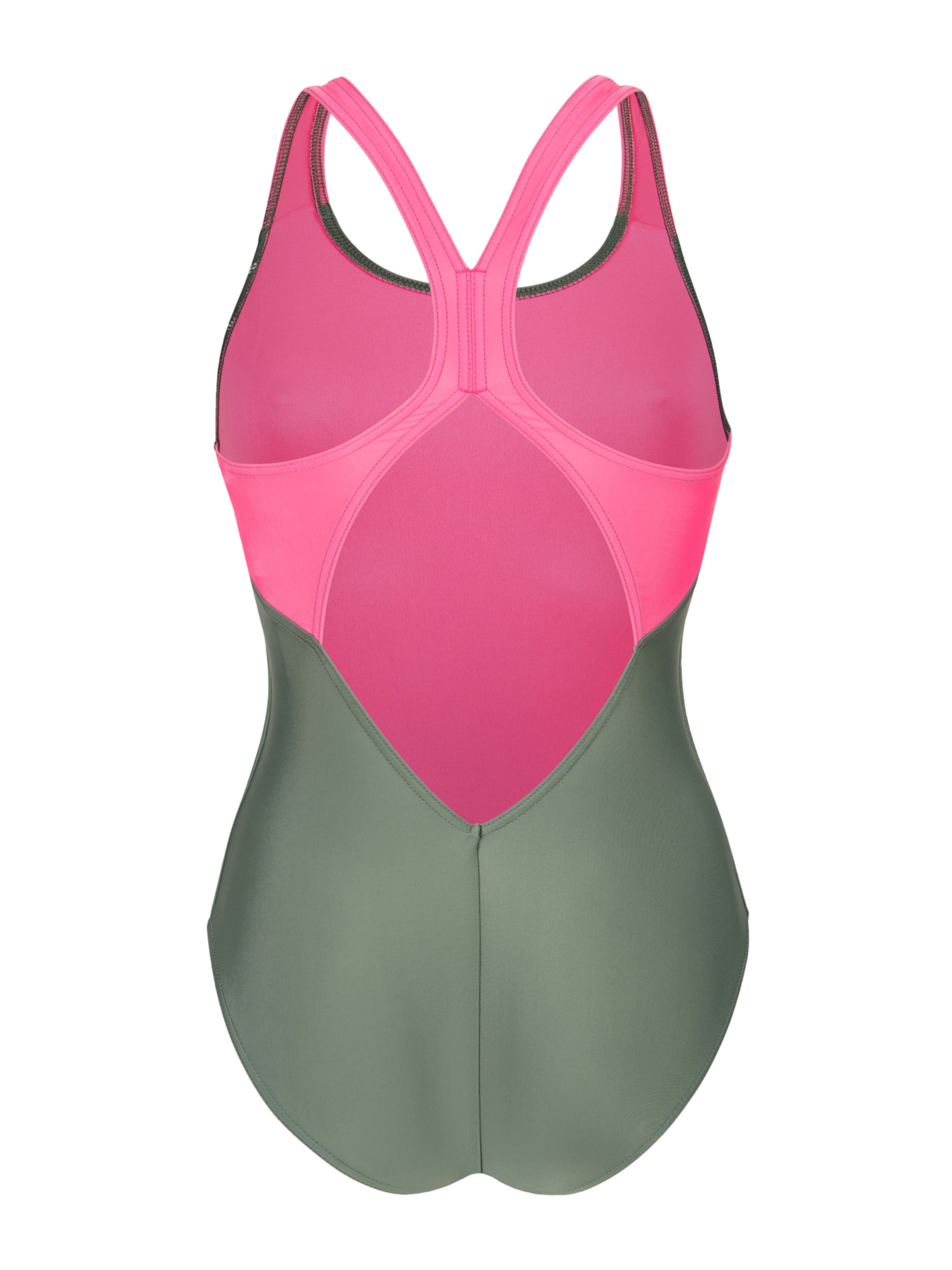 ARENA Бюстие Бански костюм 'Scratchy V Back' в зелено
