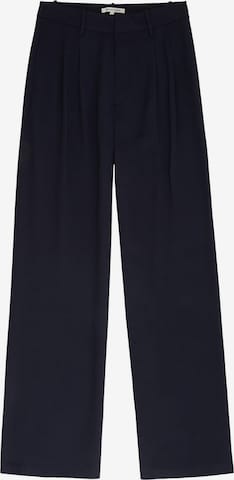 TOM TAILOR DENIM Wide leg Pleat-Front Pants in Blue: front