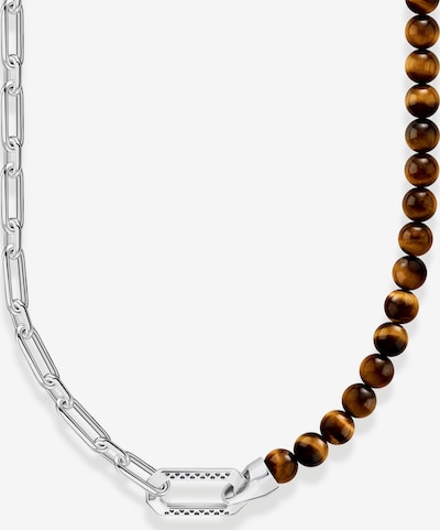 Thomas Sabo Necklace in Brown / Silver, Item view