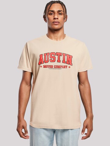T-Shirt 'British Motor Heritage Austin Motor Company' F4NT4STIC en beige : devant