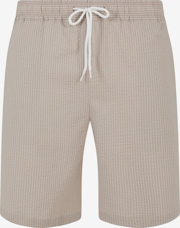 Regular Pantalon 'Seersucker' Urban Classics en gris : devant