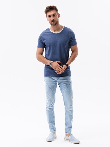 Ombre Shirt 'S1385' in Blauw