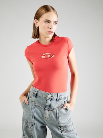 DIESEL T-Shirt 'ANGIE' in Rot: predná strana