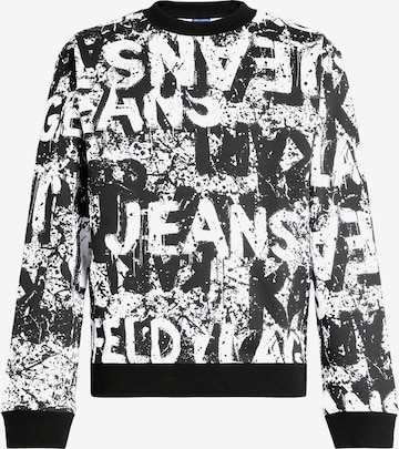 KARL LAGERFELD JEANSSweater majica - crna boja: prednji dio