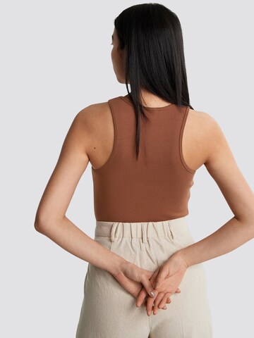 Gina Tricot Top 'Lana' in Brown