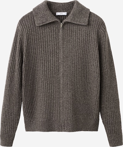 MANGO MAN Kardigan 'JOANZ' u smeđa melange, Pregled proizvoda