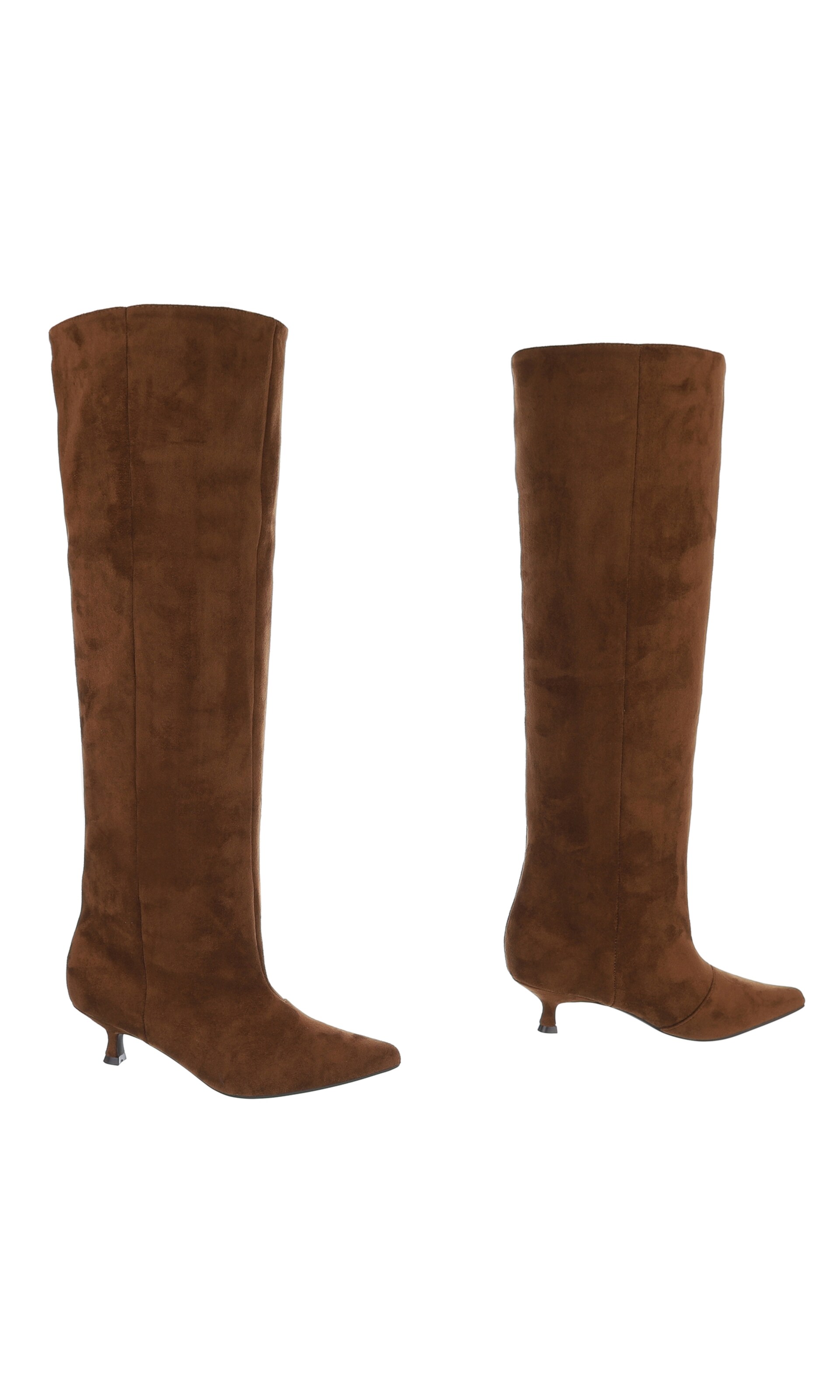 Ital-Design Overknees in Braun