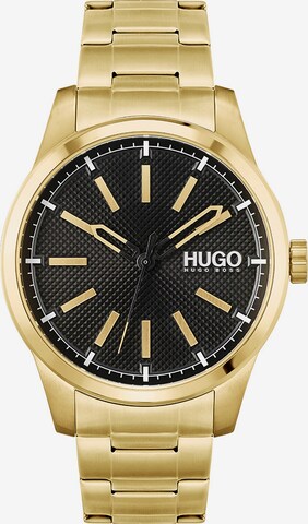 HUGO Аналогов часовник в злато: отпред