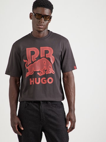 HUGO Shirt 'Dayla' in Brown: front