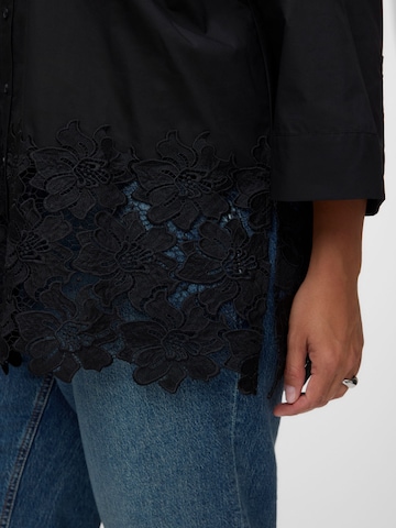 Vero Moda Curve Blouse 'VMCRitta' in Zwart