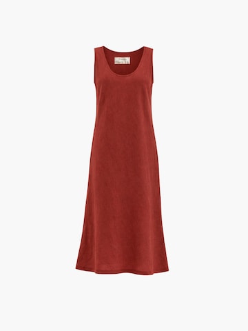 AmourLinen Summer Dress 'Ines' in Red: front