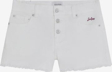 Scalpers Regular Housut ' ' värissä valkoinen: etupuoli