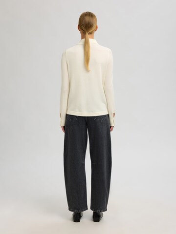 SELECTED Cardigan 'SLFThea' i grå