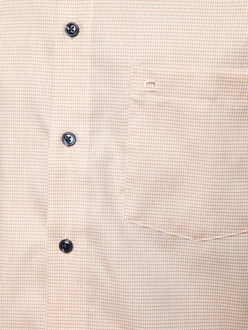 OLYMP Regular fit Button Up Shirt in Beige