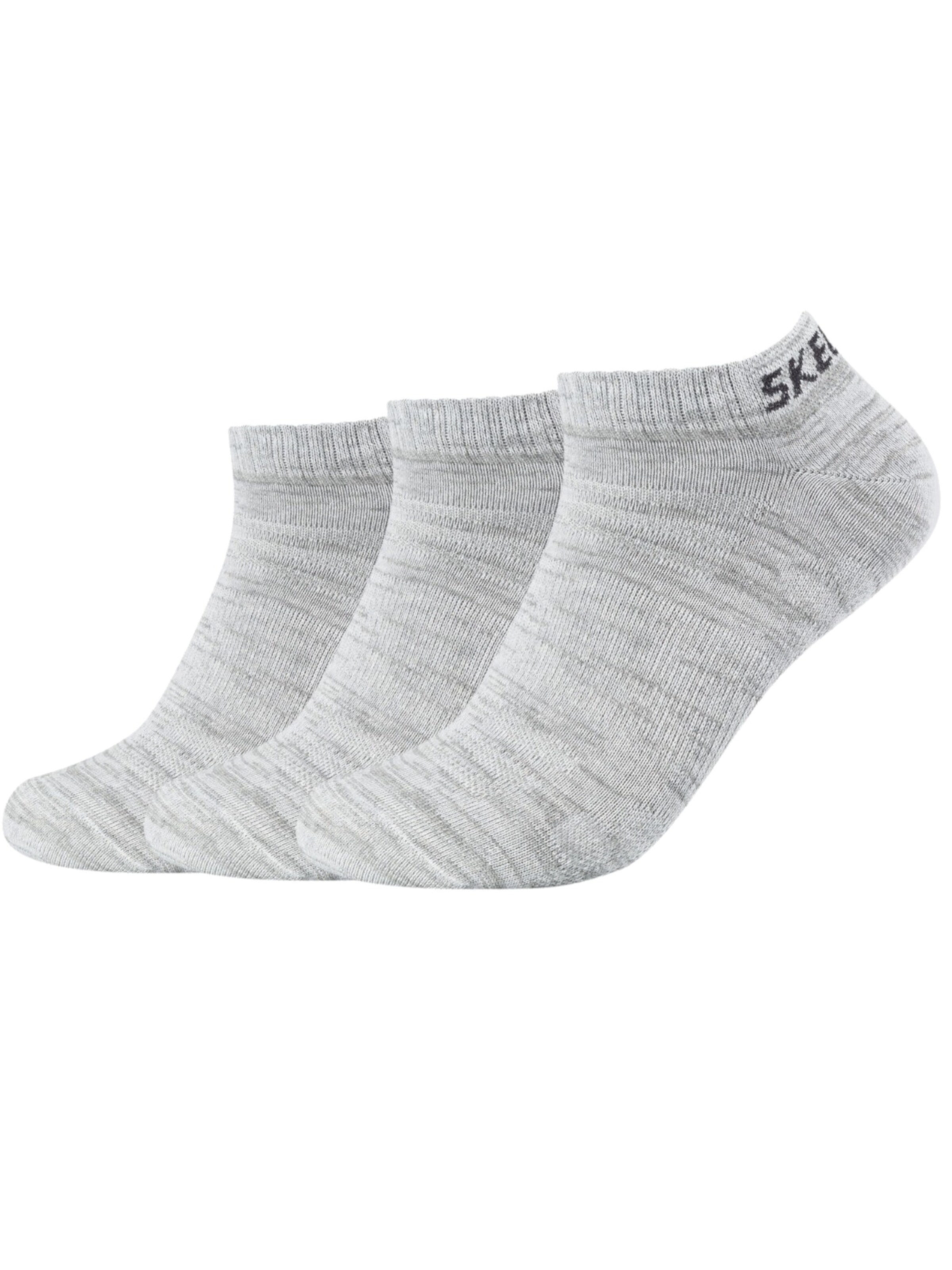 SKECHERS Socken '3PPK Mesh Ventilation Socks'‌‌‌‌‌‌‌‌‌‌ in Grau: Vorderseite