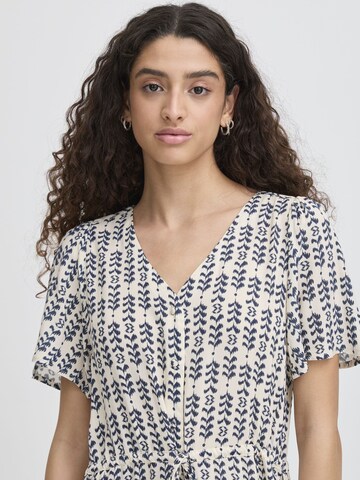 ICHI - Vestido camisero ' IHVERA ' en azul