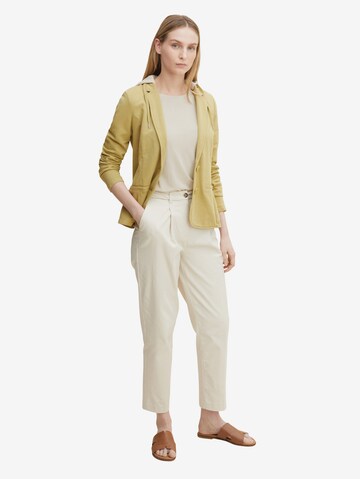 TOM TAILOR - Blazer em amarelo