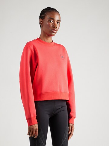 ADIDAS BY STELLA MCCARTNEY Αθλητική μπλούζα φούτερ σε κόκκινο: μπροστά