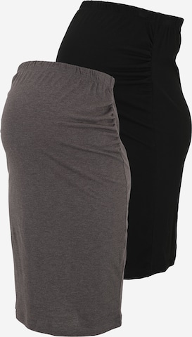 Only MaternitySuknja 'OLMBINI' - crna boja: prednji dio