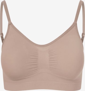 cfab by creamy fabrics Bra 'Comfort Bralette' in Beige: front