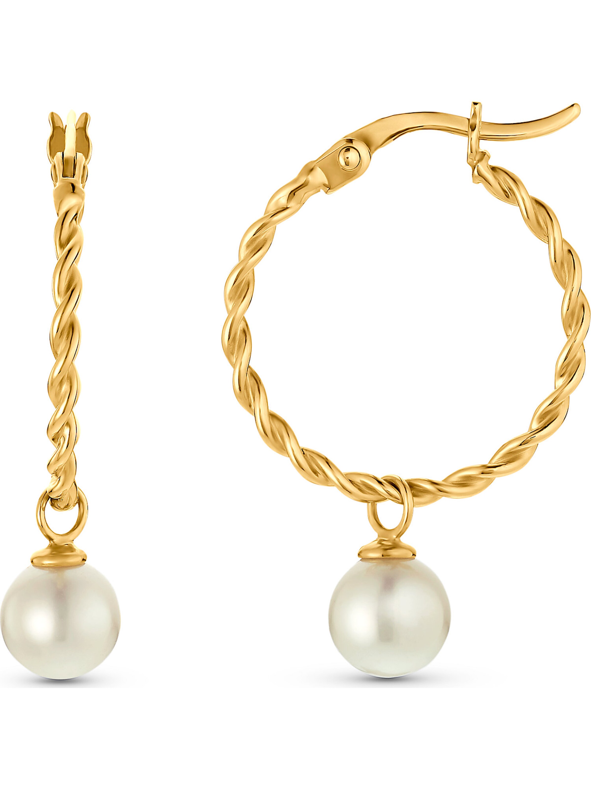 CHRIST Earrings in Yellow