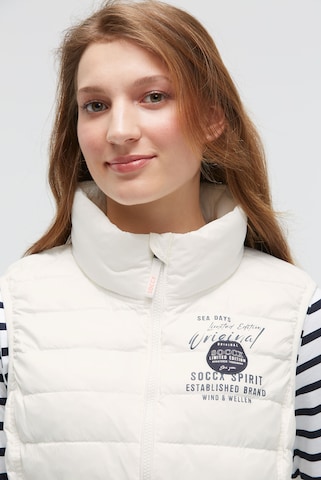 Soccx Weste in Weiß