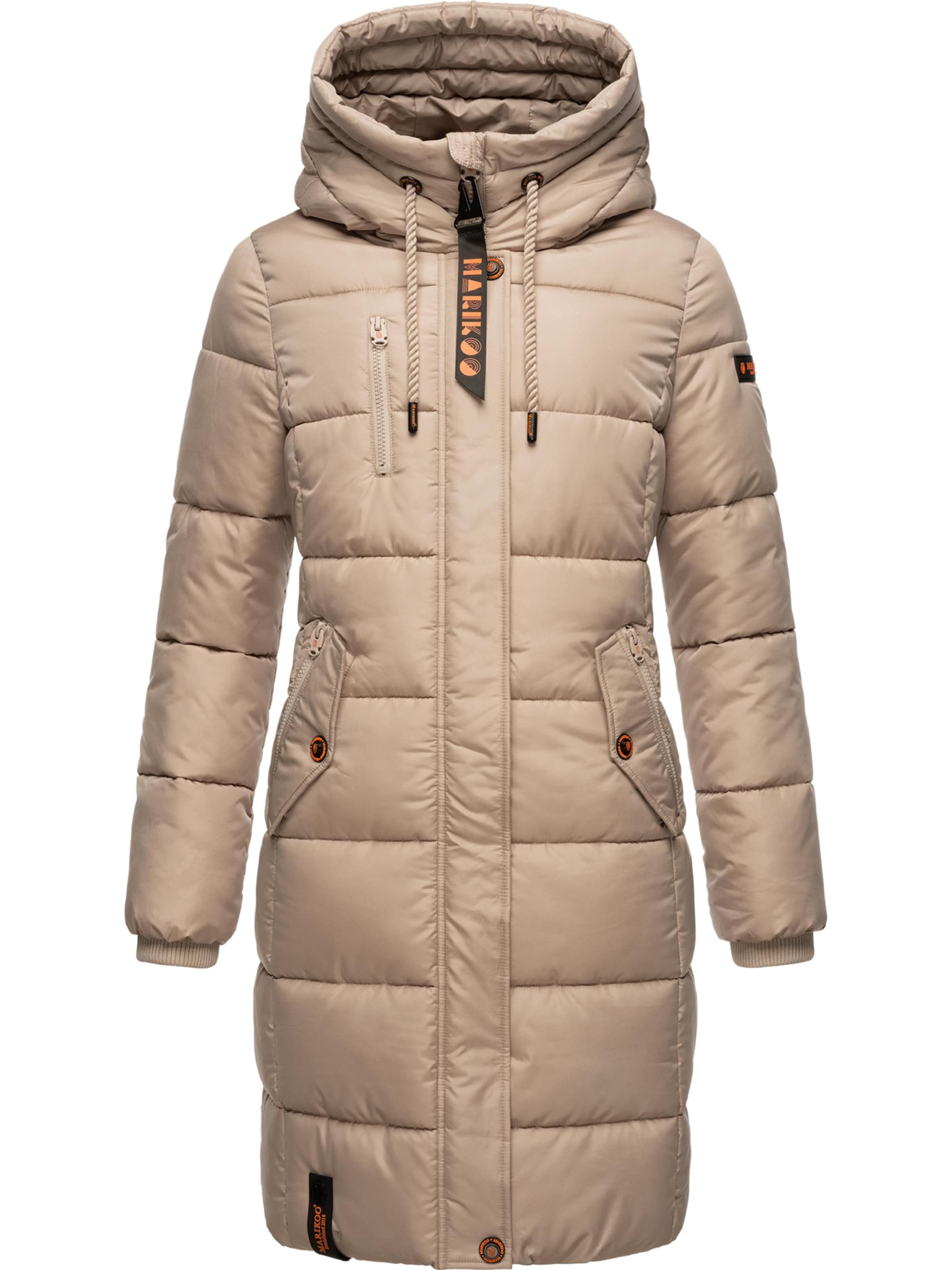 MARIKOO Winter coat &#x27;Yuikoo&#x27; in Grey: front