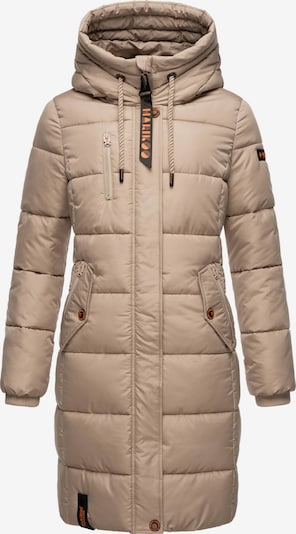 MARIKOO Mantel 'Yuikoo' in XS in taupe, Produktansicht