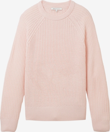 TOM TAILOR DENIM Pullover in Pink: predná strana