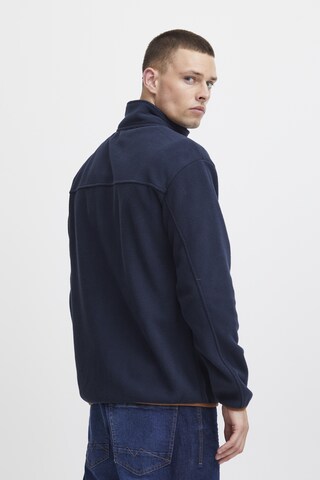 BLEND Fleece jas 'Sweatshirt' in Blauw