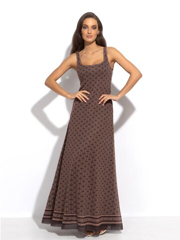 JIORO Kleid‌‌‌‌ in Braun