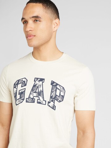 GAP T-Shirt 'NOVELTY' in Beige