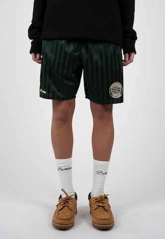 Prohibited Regular Pants 'Breakline' in Green